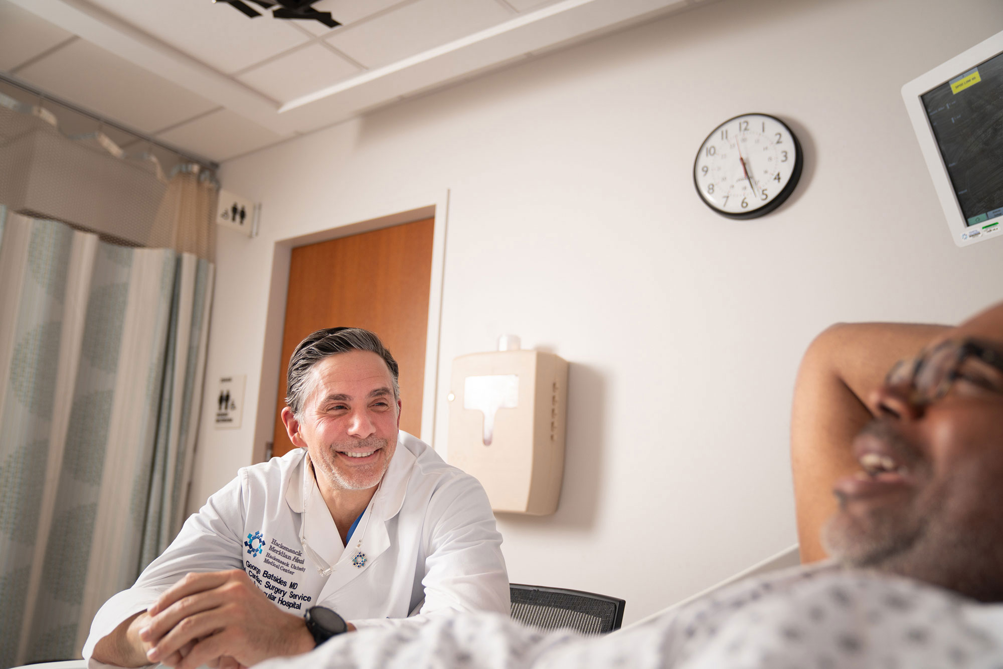 doctor taking care of patient